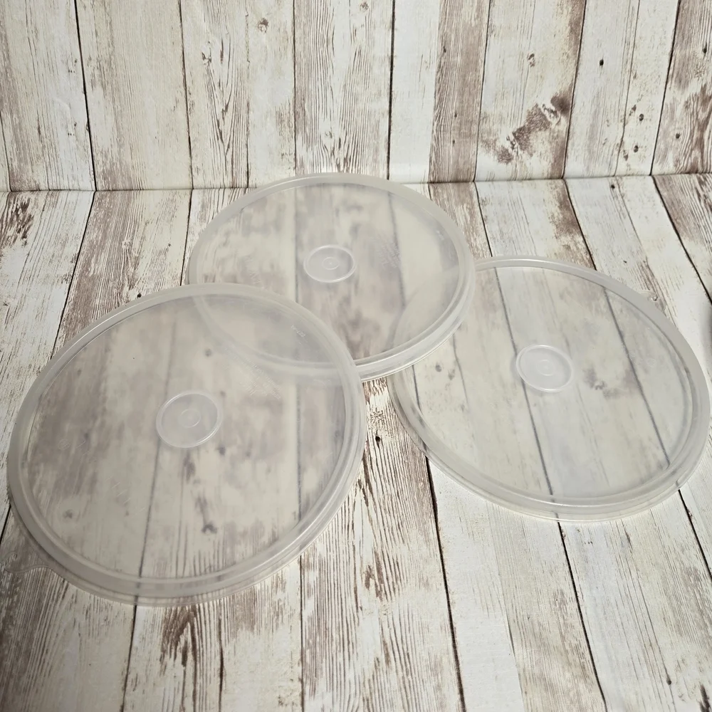 Translucent, Pink, and Green Bowl Set